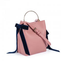 Female Pink Travel PU Leather Shoulder Bag Ladies Luxury Hand Bag