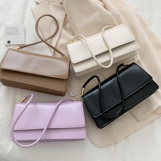 Factory Wholesale Ladies Purses And Handbags Women's Cheap Solid Color Crossbody Bags Woman Shoulder Messenger Sling Bags