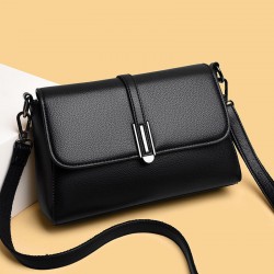 Elegant Leather Crossbody Bag for Women - Fashionable and Spacious PU Leather Shoulder Bag